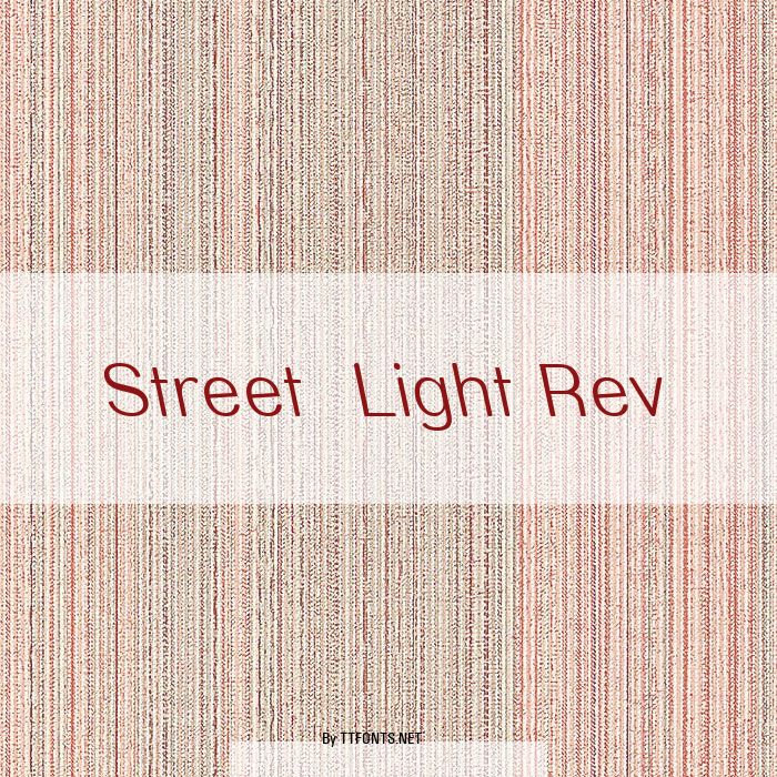 Street  Light Rev example